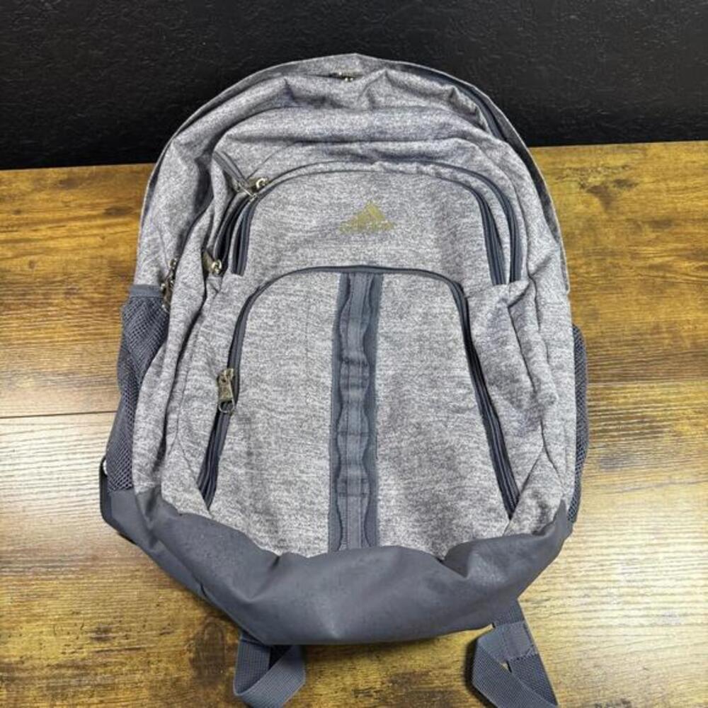 Adidas Prime‎ Multi-Compartment Grey Polyester Laptop Backpack Large Unisex